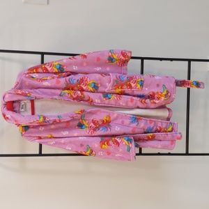 Size 7-8 DreamWorks Trolls World Tour Poppy Bathrobe with belt and pockets